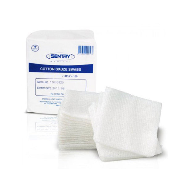 Non Sterile Gauze Swabs 10cm 100's Devon