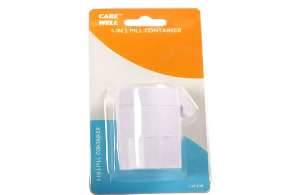 Care Well 4 In 1 Pill Container