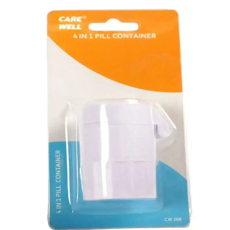 Care Well 4 In 1 Pill Container