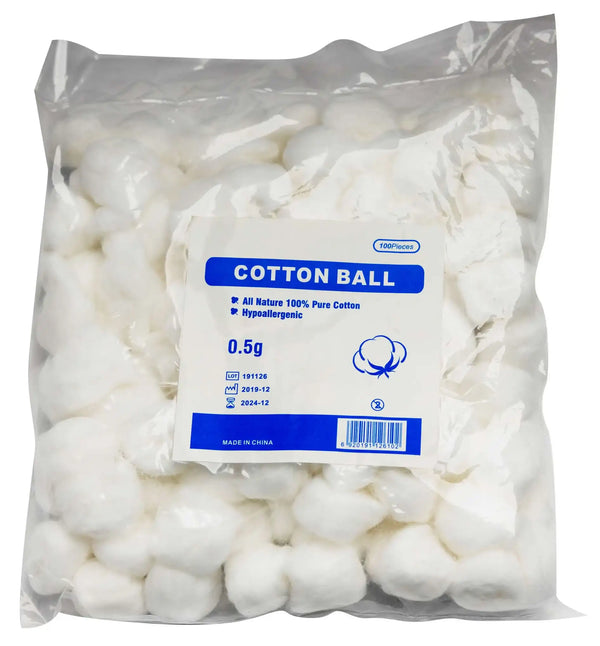 Cotton Balls 0.5Gm 100Pieces [Devon]