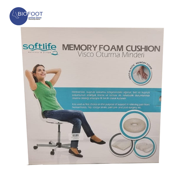 SoftLife Visco Elastic Memory Foam Ring Cushion